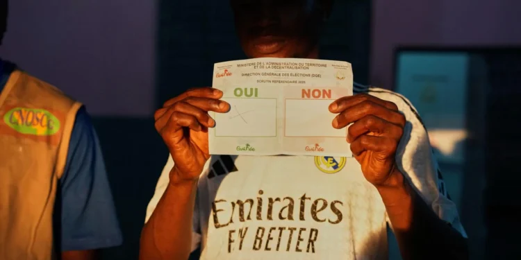 Vote count underway in Guinea as junta leader eyes presidency