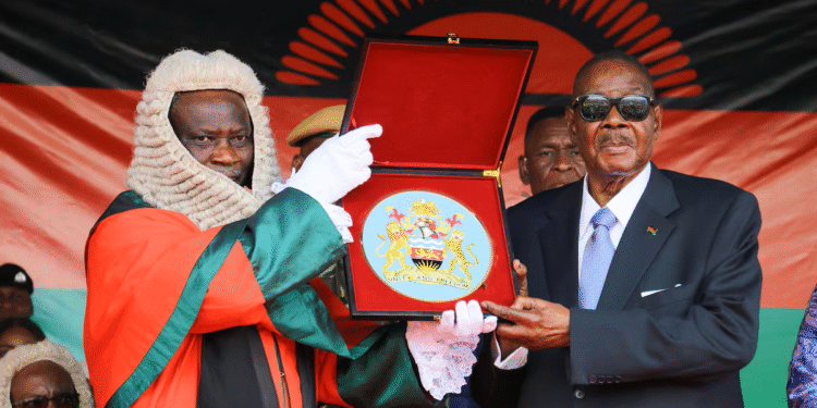 Malawi’s Mutharika sworn in for second term as president