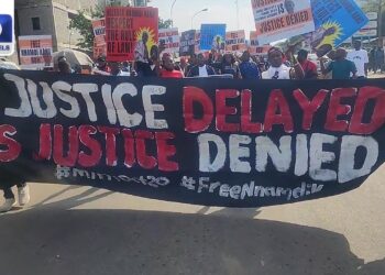 Nigeria: #FreeNnamdiKanu Protests kick off in Abuja