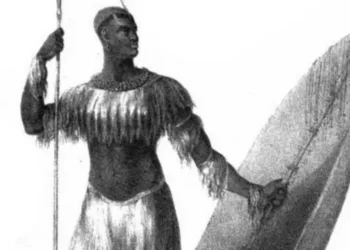 Shaka Zulu (1787-1828), founder of the Zulu empire in Southern Africa