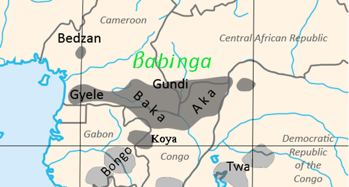The Binga people of Central Africa