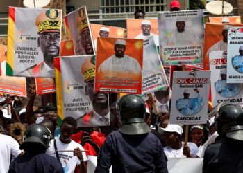 Guinea’s Doumbouya looks to complete journey from coup leader to president