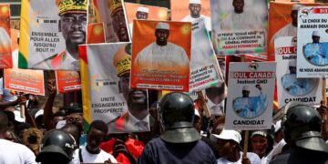 Guinea’s Doumbouya looks to complete journey from coup leader to president