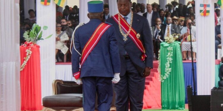 Touadera sworn in for third term as Central African Republic president