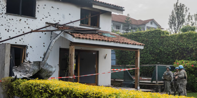 Drones hit east Congo’s biggest city, killing French aid worker, rebels and UN say