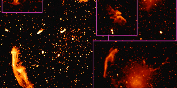 60 new cosmic structures have been discovered by South Africa’s MeerKAT telescope, which is mapping previously unseen gaps between galaxies