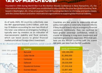 Infographic: 10 African Countries with the Lowest “IMF Debt” (As of March 2026)