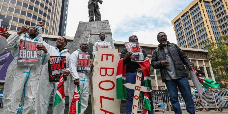 US equipment, experts arrive at Kenya Ebola facility despite court order, protests