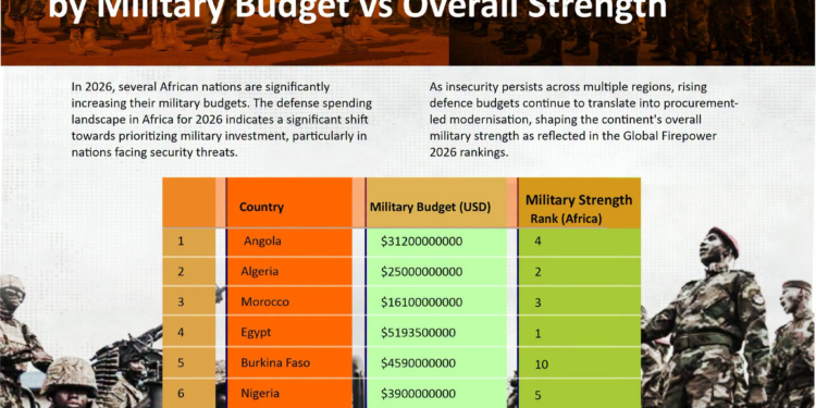 2026 Ranking: Top 10 African Countries by Military Budget vs Overall Strength