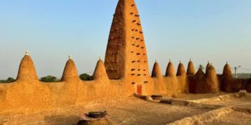 Sudano-Sahelian style mosques, northern Côte d’Ivoire