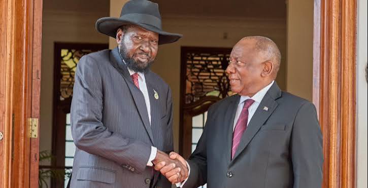 Ramaphosa, Kiir discuss South Sudan elections, peace process