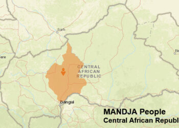 Mandja people of Central African Republic