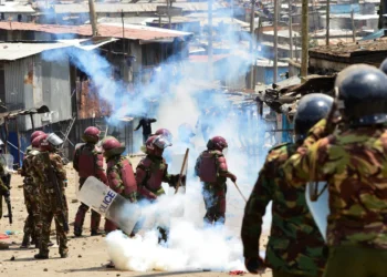Batons, gaz lacrymogènes, incendie en direct - Kenyans font face à la brutalité policière