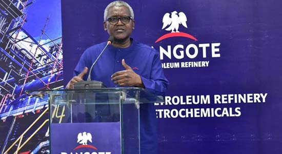 La raffinerie Dangote vise une levée de fonds d'un milliard de dollars