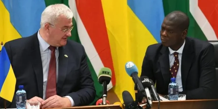 Le gouvernement sud-africain divisé sur l'accord de visas avec l'Ukraine