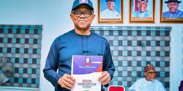 Le parti nigérian NDC désigne Peter Obi comme candidat à la présidentielle de 2027