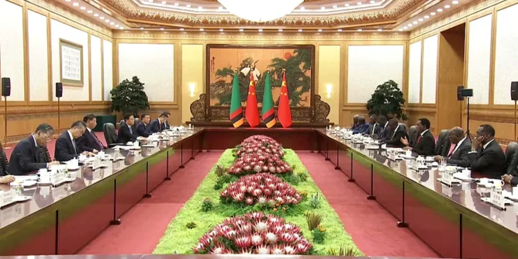 Les présidents de la Zambie et de la Chine s'engagent à renforcer la coopération commerciale lors de leur rencontre à Pékin