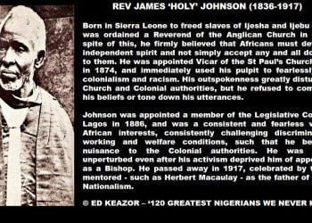 جيمس جونسون: رائد الإثيوبيانية في غرب إفريقيا