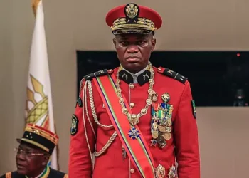 رئيس جمهورية إفريقيا الوسطى يلتقي زعيم المجلس العسكري في الجابون