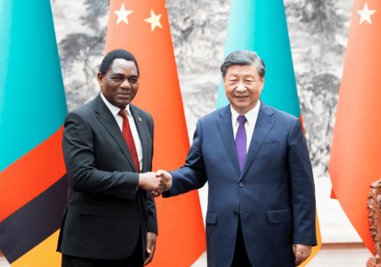 زامبيا والصين تعلنان الارتقاء بالعلاقات إلى شراكة تعاونية استراتيجية شاملة