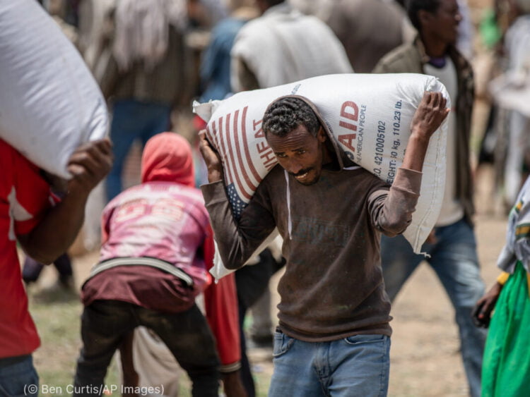 الولايات المتحدة تستأنف المساعدات الغذائية في أنحاء إثيوبيا الشهر المقبل