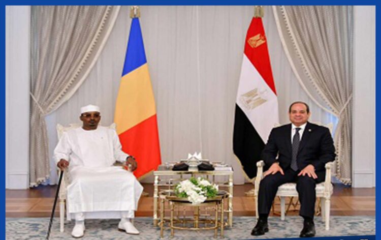 رئيس تشاد يبحث مع الرئيس المصري التعاون في المجال الأمني ومكافحة الإرهاب