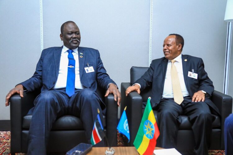 وزير الخارجية الاثيوبي يلتقي نظيره من جنوب السودان لاتخاذ موقف موحد بشأن مياه النيل