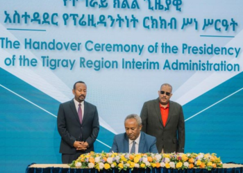 آبي أحمد يعين اللواء تادسي وردي رئيسًا للإدارة المؤقتة لإقليم تيغراي