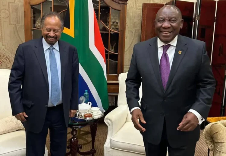 السودان يحتج على لقاء رئيس جنوب إفريقيا بـ”تحالف صمود”