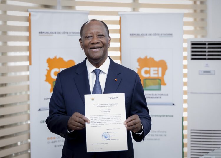 ساحل العاج: واتارا يودع ملف ترشحه لولاية رابعة