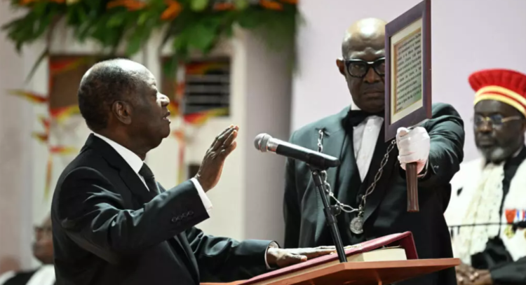 الكوت ديفوار: الرئيس الحسن واتارا يؤدي اليمين الدستورية لولاية رابعة