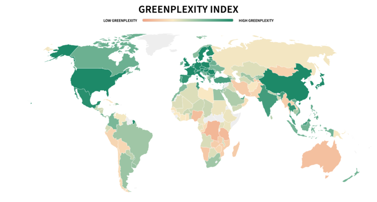 موقع بلدان إفريقيا جنوب الصحراء في مؤشر “التعقيد الأخضر” 2025