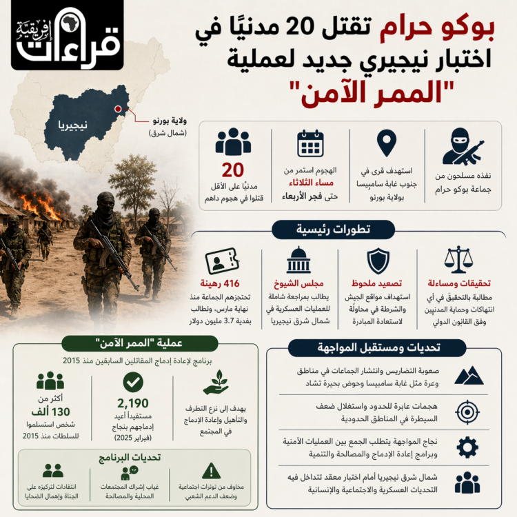 بوكو حرام تضع نيجيريا أمام اختبار أمني جديد 