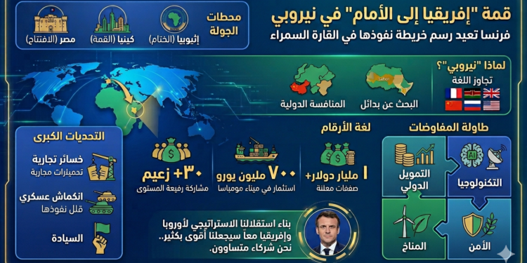 انفوجراف قمة افريقيا الى الامام