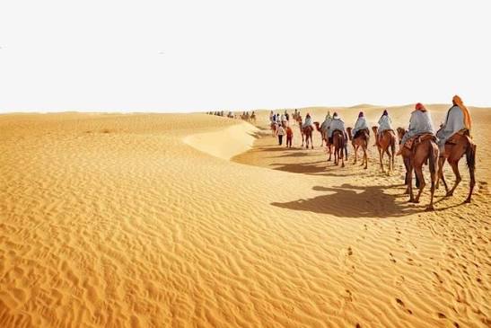 القوافل التجارية وأثرها في بناء الجامع الكبير بمالي